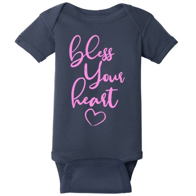 Bless Your Heart Southern Saying Baby Bodysuit