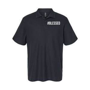 #Blessed Softstyle Adult Sport Polo