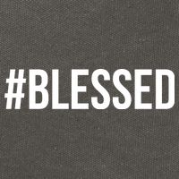 #Blessed Cotton Canvas Backpack