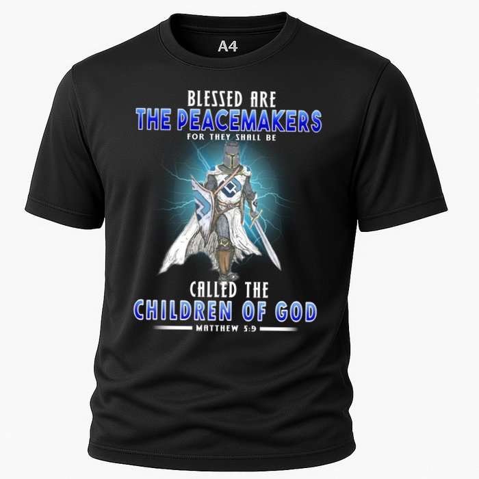 Blessed Are The Peacemakers Children Of God Cooling Performance Crew T-Shirt