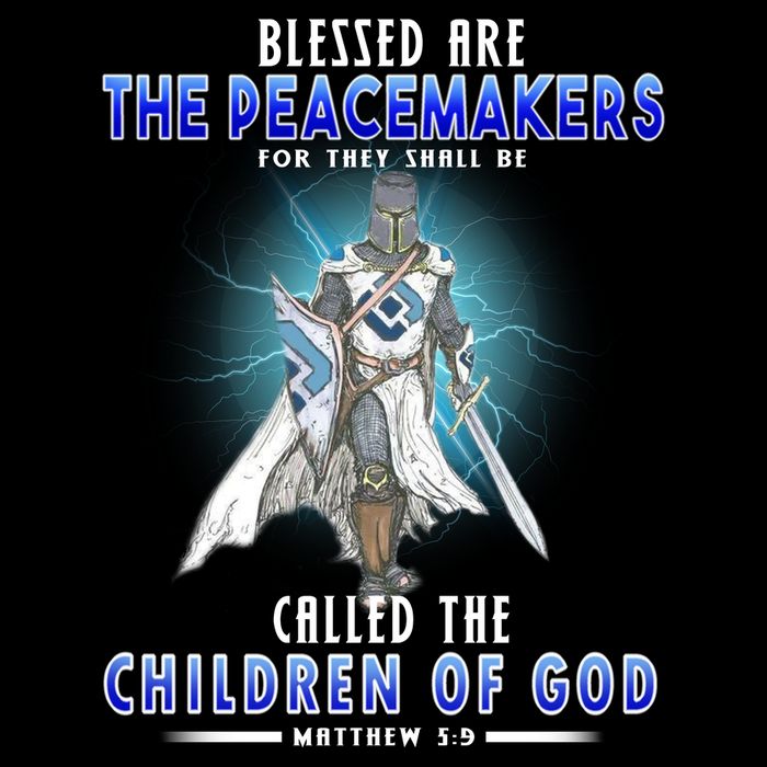 Blessed Are The Peacemakers Children Of God Cooling Performance Crew T-Shirt