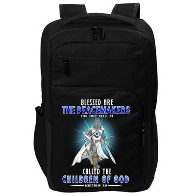 Blessed Are The Peacemakers Children Of God Impact Tech Backpack