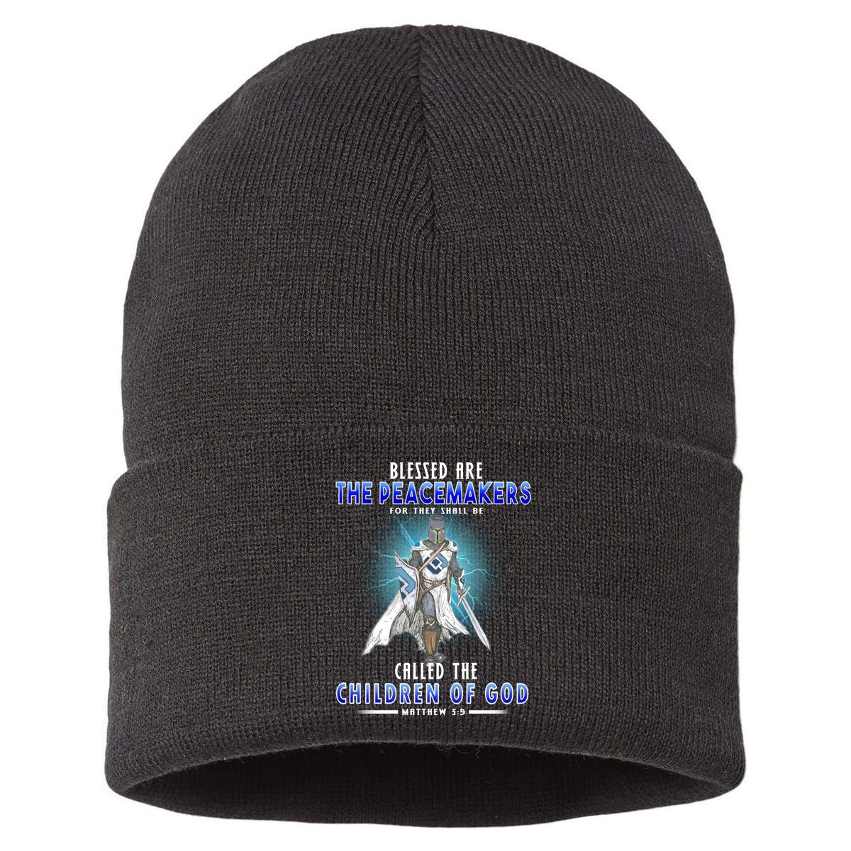Blessed Are The Peacemakers Children Of God Sustainable Knit Beanie