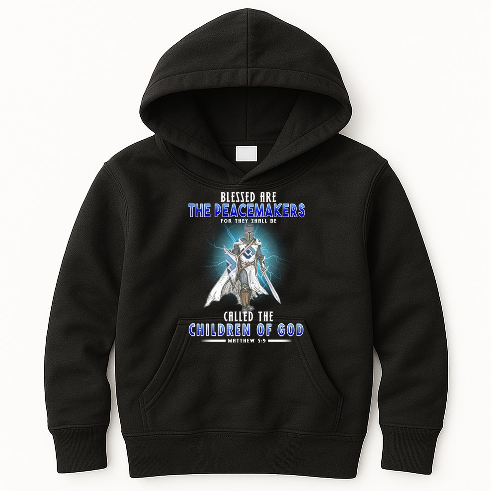 Blessed Are The Peacemakers Children Of God Kids Hoodie