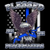 Blessed Are The Peacemakers Thin Blue Line Eagle Sweatshirt