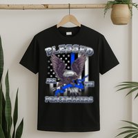 Blessed Are The Peacemakers Thin Blue Line Eagle T-Shirt