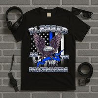 Blessed Are The Peacemakers Thin Blue Line Eagle T-Shirt