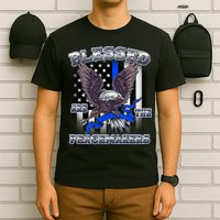 Blessed Are The Peacemakers Thin Blue Line Eagle T-Shirt