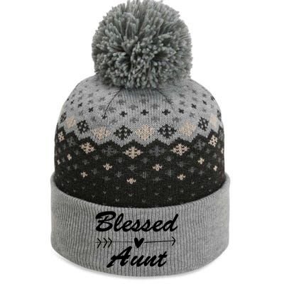 Blessed Aunt Arrow The Baniff Cuffed Pom Beanie