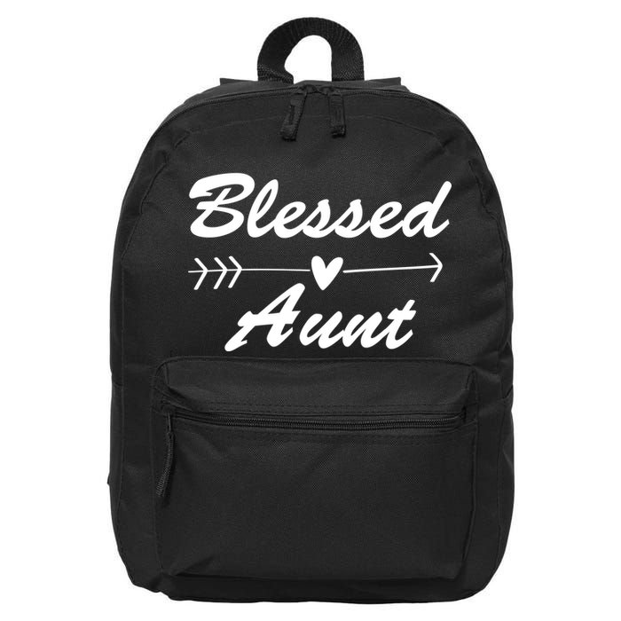 Blessed Aunt Arrow 16 in Basic Backpack