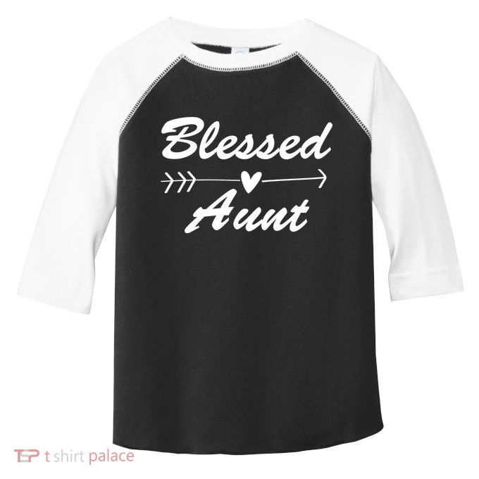 Blessed Aunt Arrow Toddler Fine Jersey T-Shirt