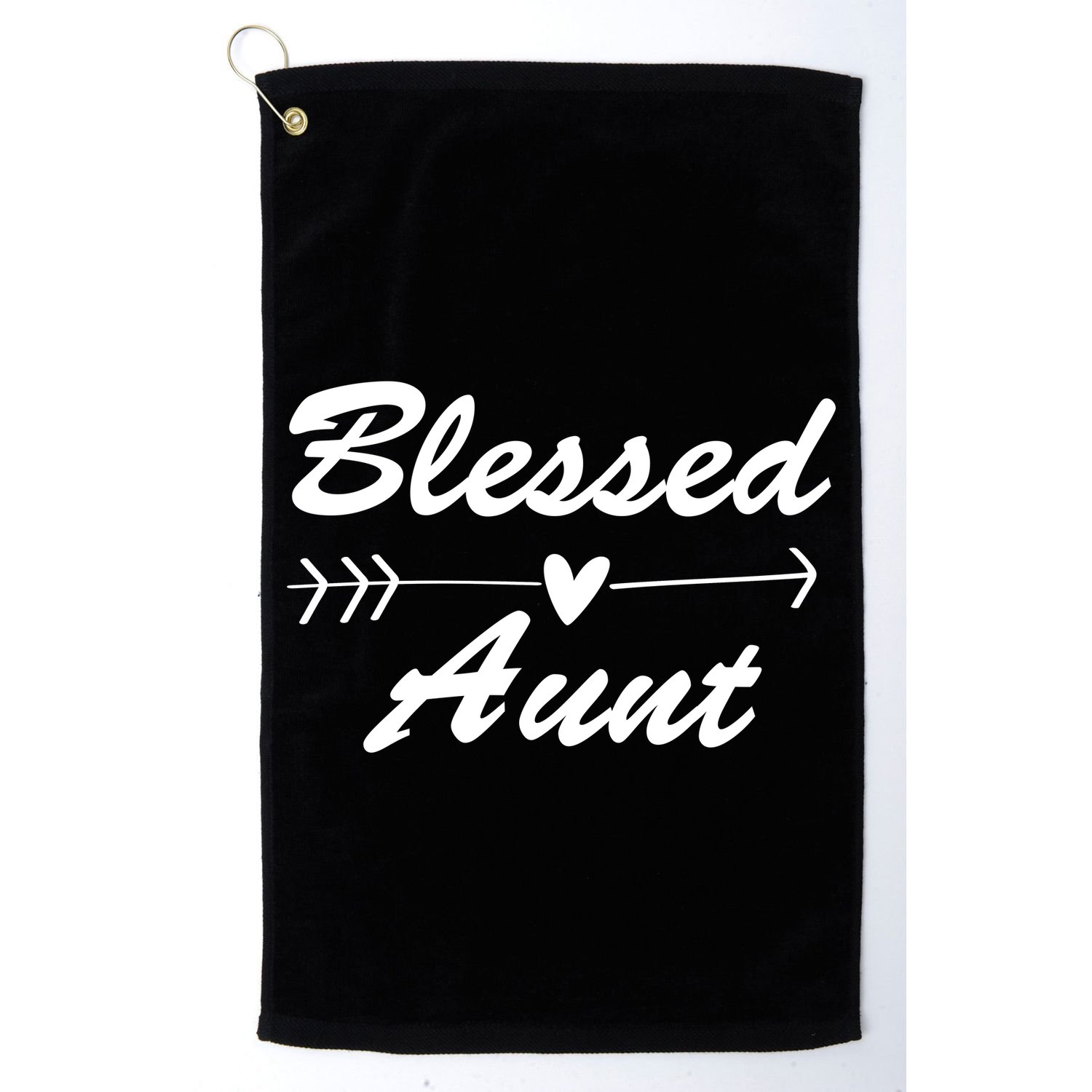 Blessed Aunt Arrow Golf Towel