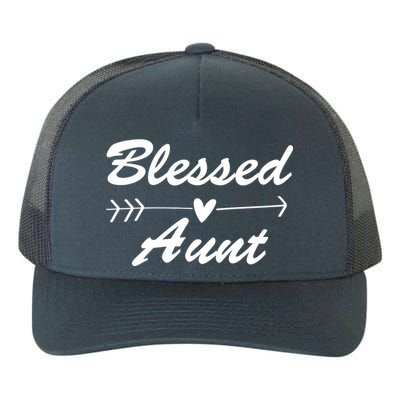 Blessed Aunt Arrow Yupoong Adult 5-Panel Trucker Hat