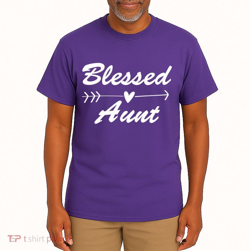 Blessed Aunt Arrow Tall T-Shirt
