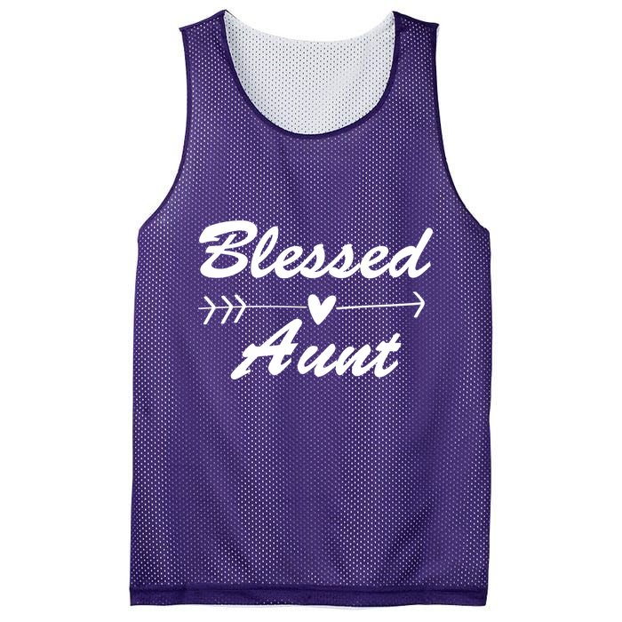 Blessed Aunt Arrow Mesh Reversible Basketball Jersey Tank
