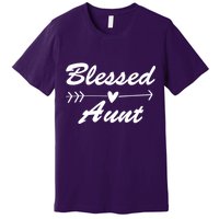 Blessed Aunt Arrow Premium T-Shirt