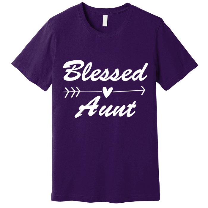 Blessed Aunt Arrow Premium T-Shirt