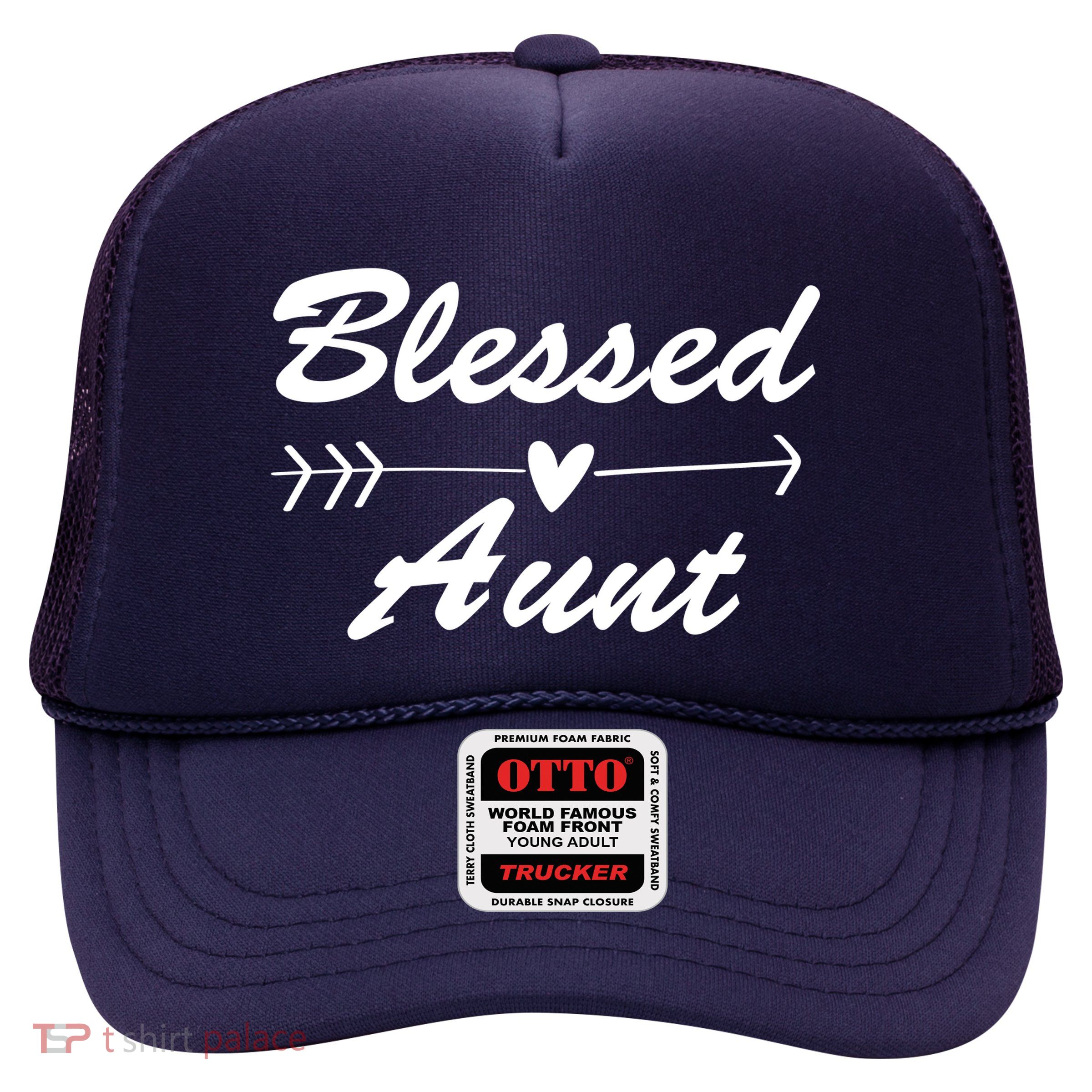 Blessed Aunt Arrow Trucker Hat