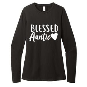 Blessed Auntie Womens CVC Long Sleeve Shirt