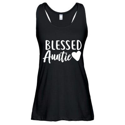 Blessed Auntie Ladies Essential Flowy Tank