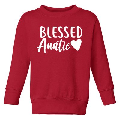 Blessed Auntie Toddler Sweatshirt