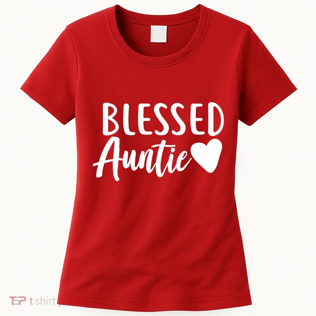 Blessed Auntie Womens T-Shirt