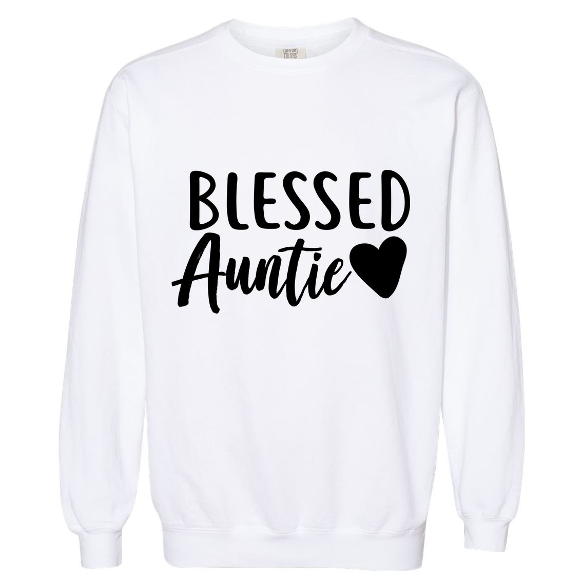 Blessed Auntie Garment-Dyed Sweatshirt