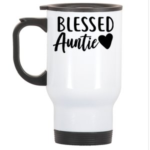 Blessed Auntie Stainless Steel Travel Mug