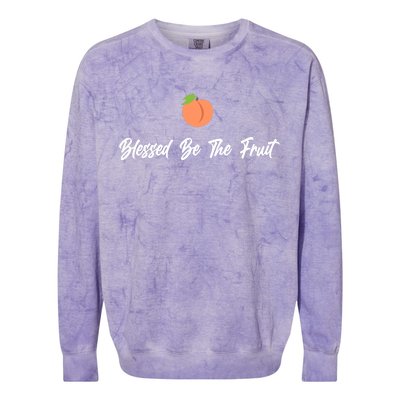 Blessed Be the Fruit Colorblast Crewneck Sweatshirt