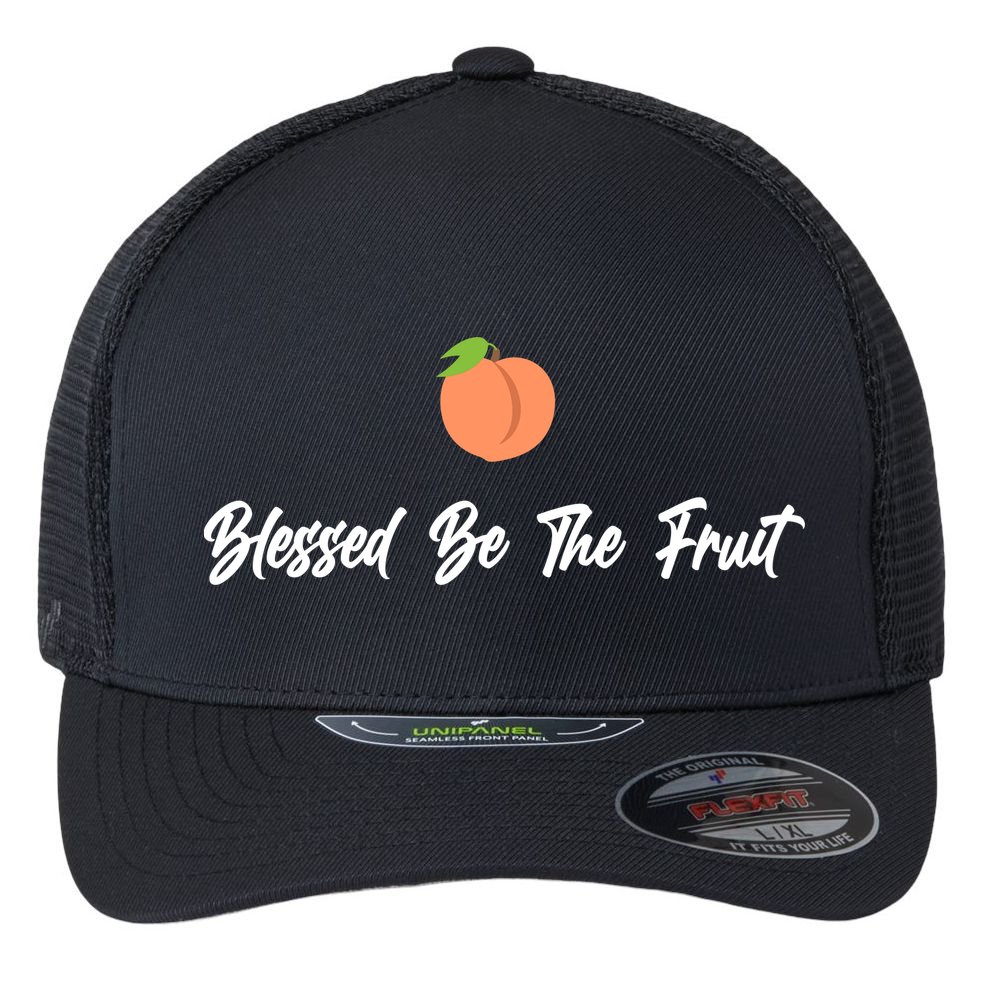 Blessed Be the Fruit Flexfit Unipanel Trucker Cap