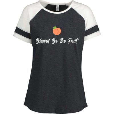 Blessed Be the Fruit Enza Ladies Jersey Colorblock Tee