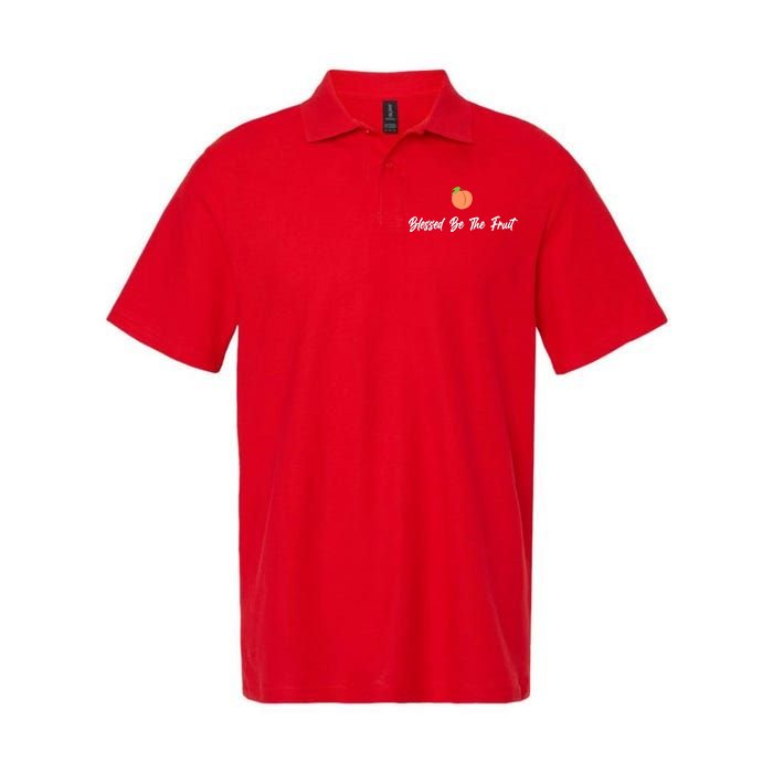 Blessed Be the Fruit Softstyle Adult Sport Polo