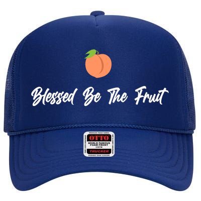 Blessed Be the Fruit High Crown Mesh Back Trucker Hat