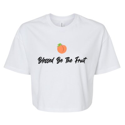 Blessed Be the Fruit Bella+Canvas Jersey Crop Tee