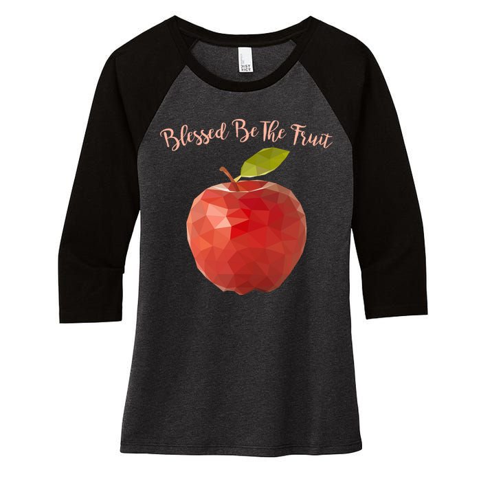 Blessed Be The Fruit Handmaids Tale Women's Tri-Blend 3/4-Sleeve Raglan Shirt