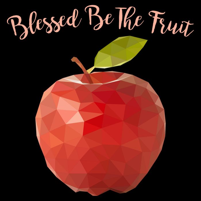 Blessed Be The Fruit Handmaids Tale Women's Tri-Blend 3/4-Sleeve Raglan Shirt
