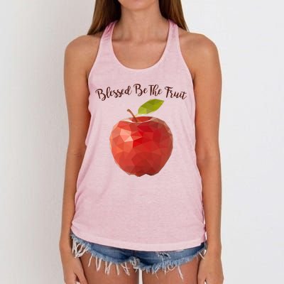 Blessed Be The Fruit Handmaids Tale Women's Knotted Racerback Tank