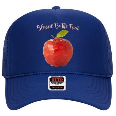 Blessed Be The Fruit Handmaids Tale High Crown Mesh Back Trucker Hat