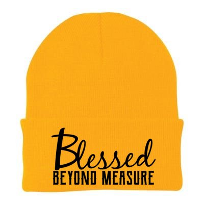 Blessed Beyond Measure Knit Cap Winter Beanie