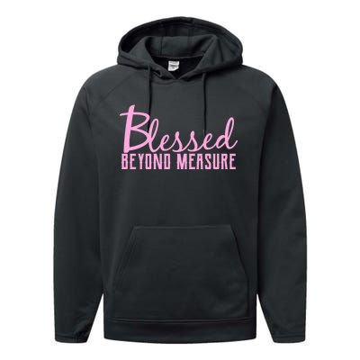 Blessed Beyond Measure Performance Fleece Hoodie