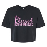 Blessed Beyond Measure Bella+Canvas Jersey Crop Tee