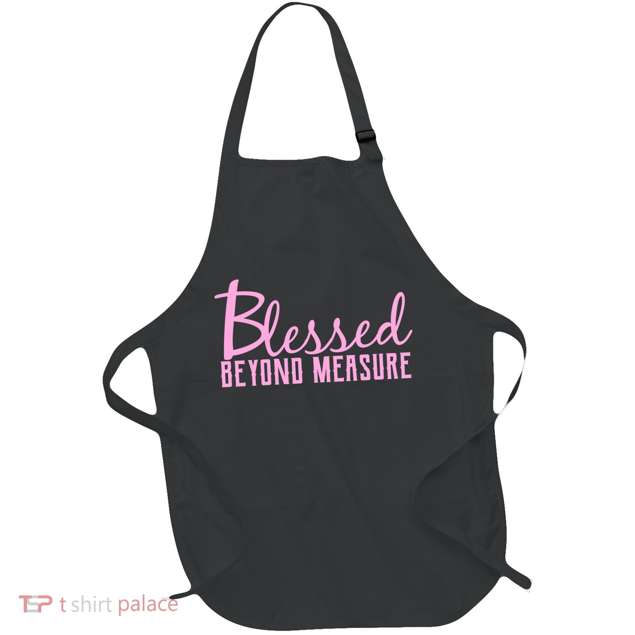 Blessed Beyond Measure Full-Length Apron With Pockets
