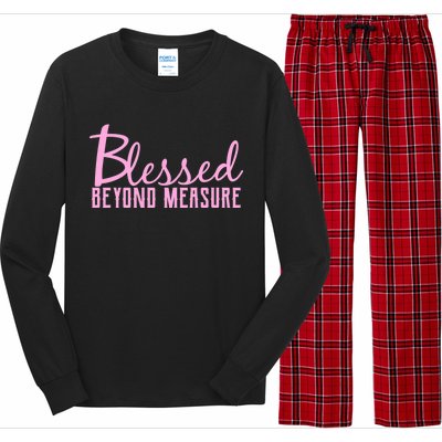 Blessed Beyond Measure Long Sleeve Pajama Set