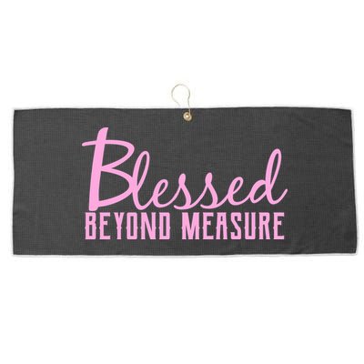 Blessed Beyond Measure Large Microfiber Waffle Golf Towel