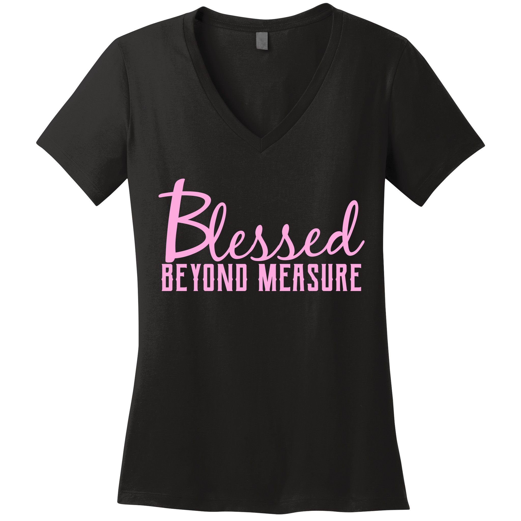 Blessed Beyond Measure Women's V-Neck T-Shirt