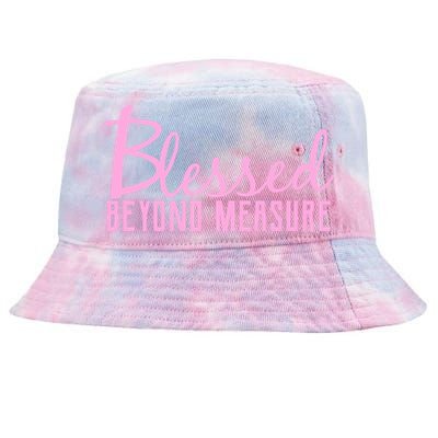 Blessed Beyond Measure Tie-Dyed Bucket Hat