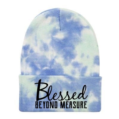 Blessed Beyond Measure Tie Dye 12in Knit Beanie