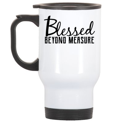 Blessed Beyond Measure Stainless Steel Travel Mug