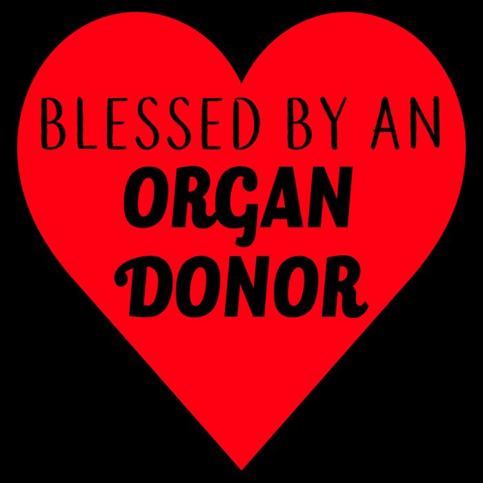 Blessed By An Organ Doner Button