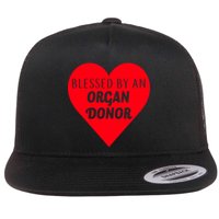 Blessed By An Organ Doner Flat Bill Trucker Hat